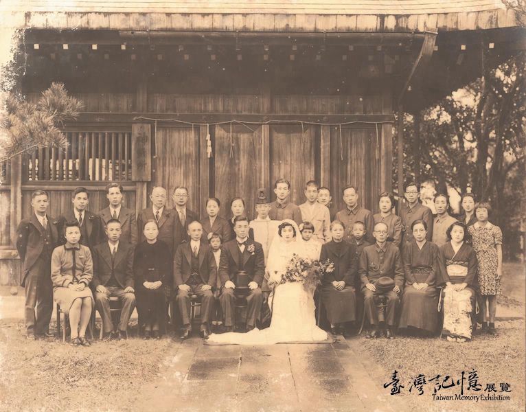 臺灣士紳於臺灣神社結婚